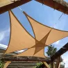 TOLDO VELA SOMBREO TRIANGULAR POLIETILENO 185GR 05X05X05M ARENA NATUUR 23026066