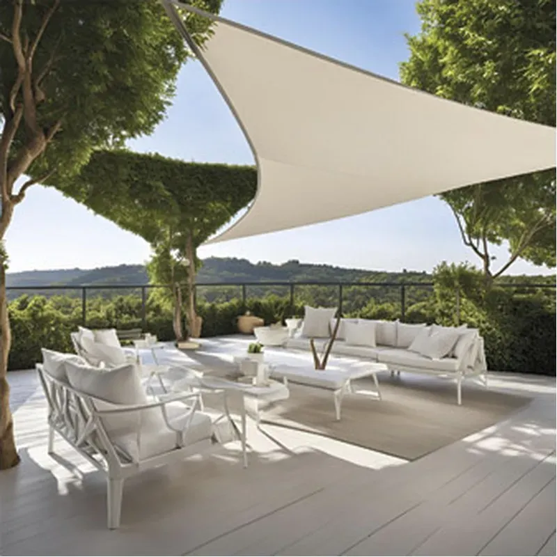 TOLDO VELA SOMBREO TRIANGULAR POLIETILENO 185GR 05X05X05M BLANCO ROTO NATUUR 23029073