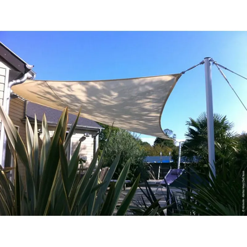 TOLDO VELA SOMBREO TRIANGULAR POLYESTER 160GR 3,6X6,6X3,6M CREMA NATUUR 23029071