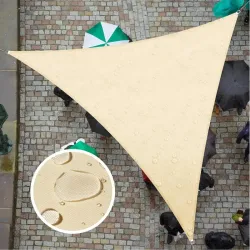 TOLDO VELA SOMBREO TRIANGULAR POLYESTER 160GR 3,6X6,6X3,6M CREMA NATUUR 23029071