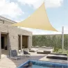 TOLDO VELA SOMBREO TRIANGULAR POLYESTER 160GR 03X03X03M CREMA NATUUR 23026078
