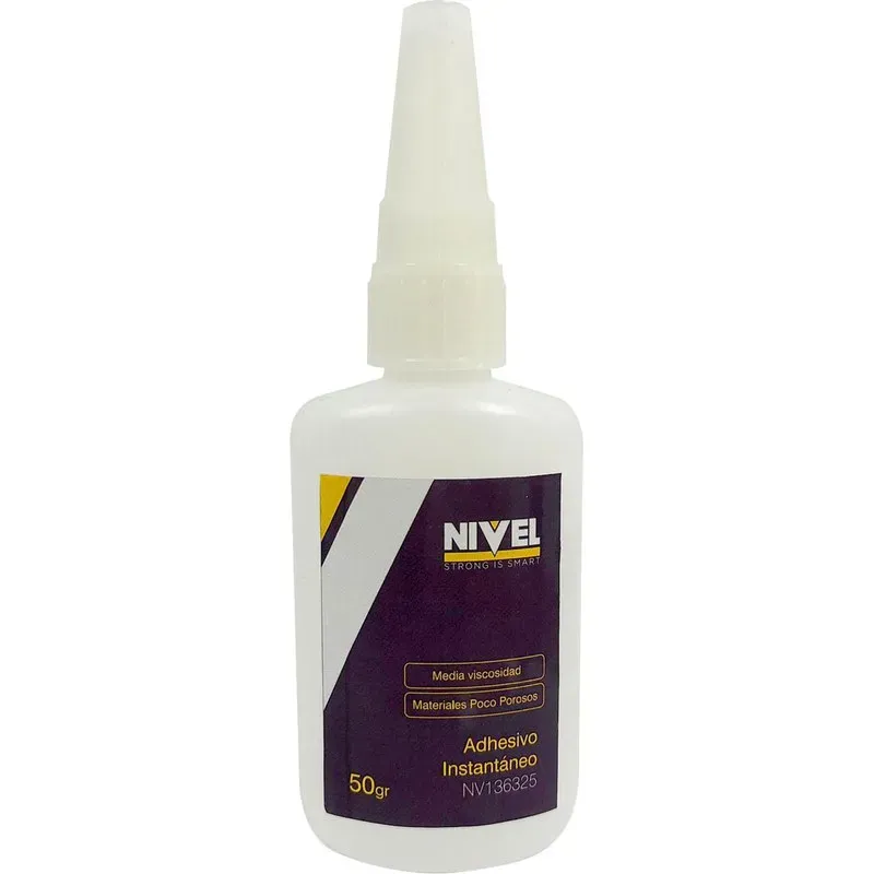 ADHESIVO INSTANTANEO CIANOCRILATO 50 GR NIVEL VT-00412/NV136325