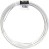ALAMBRE ACERO PLASTIFICADO BLANCO 20 M diametro 1,6/2,8 MM NIVEL NV117674
