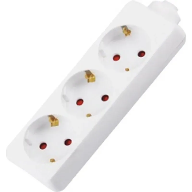 BASE MULTIPLE ELEC 3T-TT SIN CABLE VH BL VIVAHOGAR VH136009