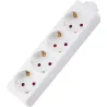 BASE MULTIPLE ELEC 4T-TT SIN CABLE VH BL VIVAHOGAR VH136011
