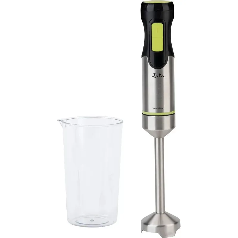 BATIDORA DE MANO INOX CON VASO 1500W CON COLORES JATA JEBT1166