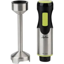 BATIDORA DE MANO INOX CON VASO 1500W CON COLORES JATA JEBT1166