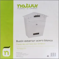 BUZON EXTER. NATUUR ACERO BLANCO NATUUR NT99771