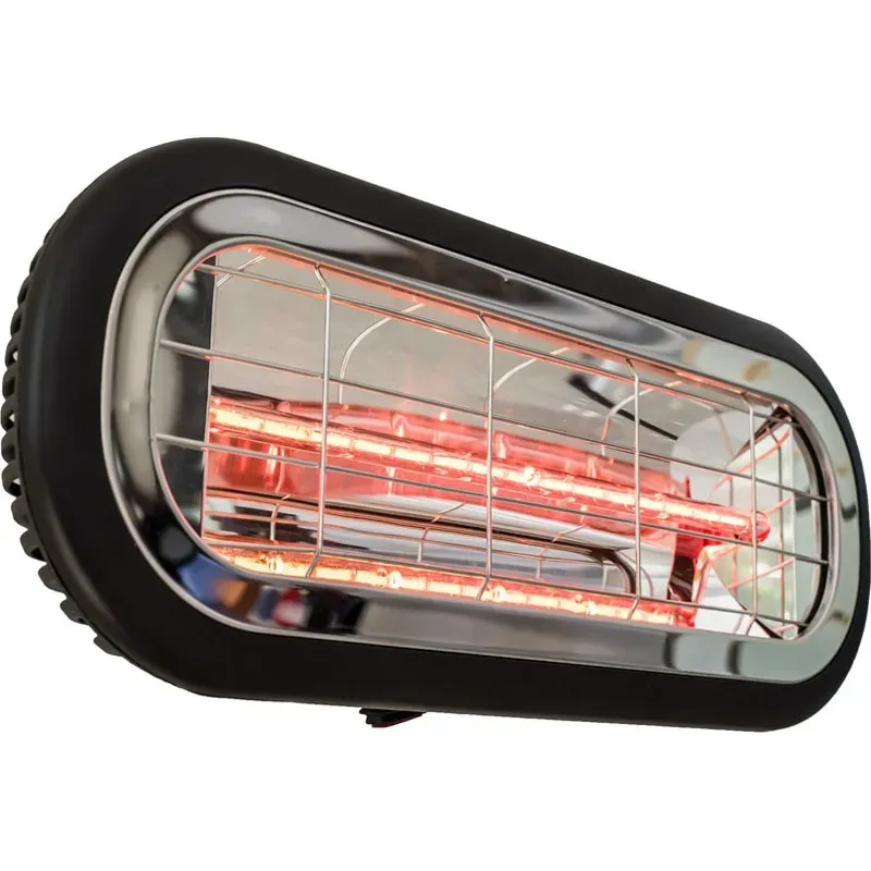 CALEFACTOR ELECTRICO EXTERIOR CUARZO TERRAZA PARED 2000 W NATUUR NT134265