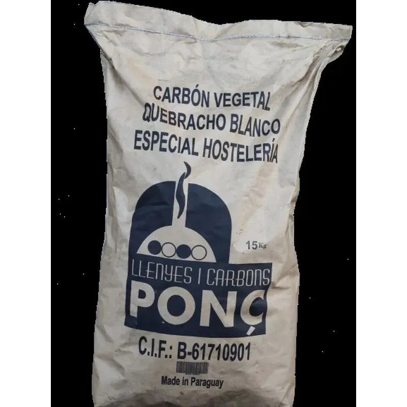 CARBON QUEBRACHO BLANCO 15KG PONÇ CARBON QUEBRACHO 15K