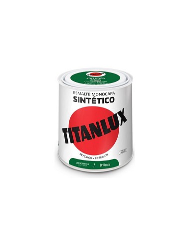 Compra Esmalte sintetico brillo 0514 250 ml verde hierba TITANLUX F01051414/5808935 al mejor precio