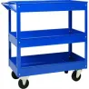 CARRO HERRAMIENTAS 3 BANDEJAS AZUL 730 X 376 X 780 MM NIVEL TC302