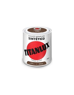 Compra Esmalte sintetico brillo 0517 250 ml pardo TITANLUX F01051714/5808941 al mejor precio