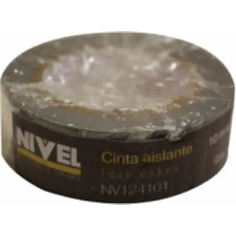 CINTA AISLANTE PVC 10MT 19MM GRIS NIVEL NV124101