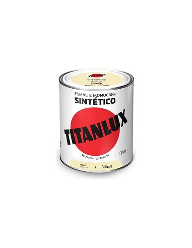 Compra Esmalte sintetico brillo 0528 750 ml marfil TITANLUX F01052834/5808950 al mejor precio