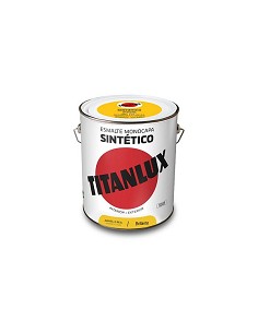 Compra Esmalte sintetico brillo 0529 4 l amarillo real TITANLUX F01052904/5808951 al mejor precio