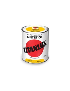 Compra Esmalte sintetico brillo 0529 750 ml amarillo real TITANLUX F01052934/5808953 al mejor precio