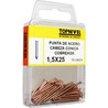 CLAVO CABEZA CONICA COBREADO 1,5X25MM 70 UDS NIVEL NV124206-6583