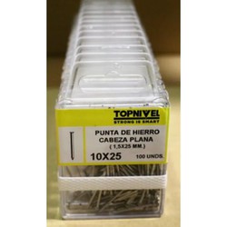 CLAVO CABEZA PLANA 1,5X25MM 90 UDS NIVEL NV124212-2202