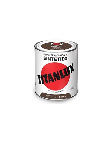 Compra Esmalte sintetico brillo 0547 750 ml marron TITANLUX F01054734/5808968 al mejor precio
