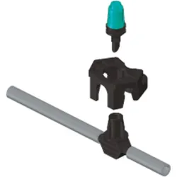 CONECTOR MICRO RIEGO 4MM GOTERO NATUUR NE NT104462 10 PZ NATUUR NT104462
