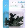 CONECTOR MICRO RIEGO 4MM GOTERO NATUUR NE NT104462 10 PZ NATUUR NT104462