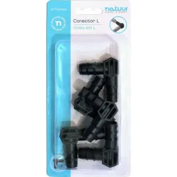 CONECTOR RIEGO 16MM L NATUUR NE NT104465 5 PZ NATUUR NT104465
