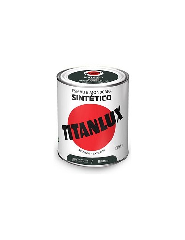 Compra Esmalte sintetico brillo 0562 750 ml verde carruaje TITANLUX F01056234/5808988 al mejor precio