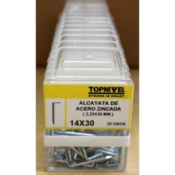 ESCARPIA CINCADA 14X30MM 15 UDS NIVEL NV124179-1779