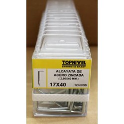 ESCARPIA CINCADA 17X40MM 8 UDS NIVEL NV124180-1809