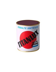Compra Esmalte sintetico brillo 547 375 ml marron TITANLUX 1054738 al mejor precio
