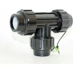 FITTING CONECTOR RIEGO EN T 32MM IGUAL FIT PP NATUUR NT115294