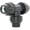 FITTING CONECTOR RIEGO EN T 40MM IGUAL FIT PP NATUUR NT115295