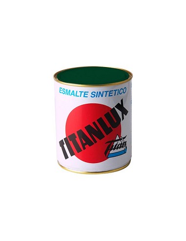 Compra Esmalte sintetico brillo 562 125 ml verde carruaje TITANLUX 1056219 al mejor precio