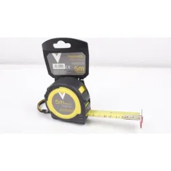 FLEXOMETRO BIMATERIAL CON DOBLE FRENO CON IMAN 5 M X 25 MM NIVEL NV95523