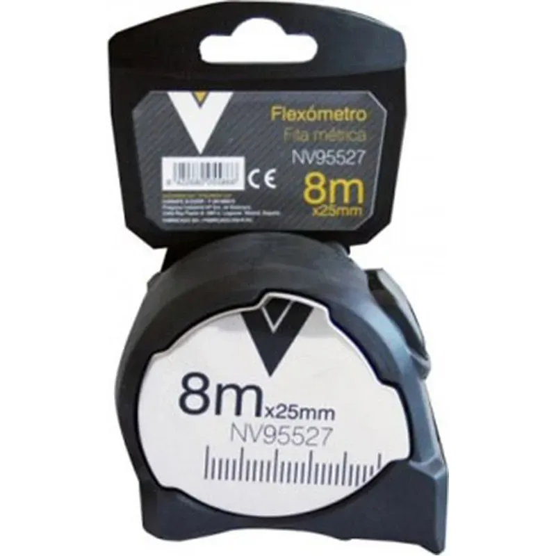 FLEXOMETRO METALICO CON FRENO 8 M X 25 MM NIVEL NV95527