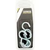 GANCHO FIJACION FORMA S ACERO CINCADO 50MM 4UDS NIVEL NV107716