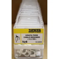 GRAPA ELEC CABLE Nº 08 NIVEL 10 PZ NIVEL NV124237-2394