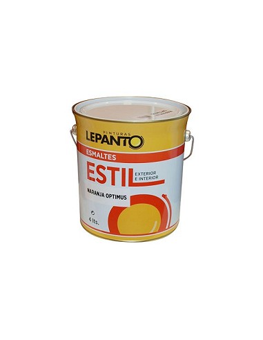 Compra Esmalte sintetico naranja optimus 4 l interior - exterior OPTIMUS 6041 al mejor precio