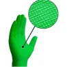 GUANTE NITRILO DIAMANTADO CAIMAN VERDE 150UN TALLA S MUNDO GUANTE 15030S