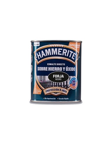 Compra Esmalte sobre hierro y oxido forja 750 ml negro HAMMERITE 5093196 al mejor precio