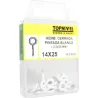 HEMBRILLA CERRADA BLANCA 14X25MM 14 UDS NIVEL NV124165-6262