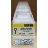 HEMBRILLA CERRADA BLANCA 14X25MM 14 UDS NIVEL NV124165-6262