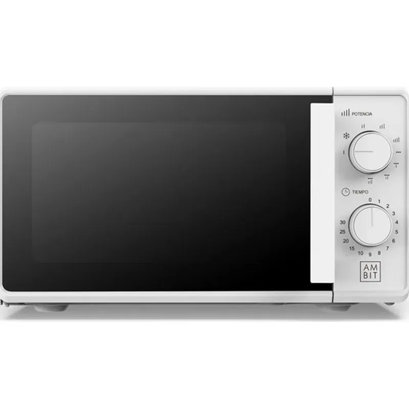 HORNO MICROONDAS CON GRILL 20L BLANCO AMBIT D70T20L-VB