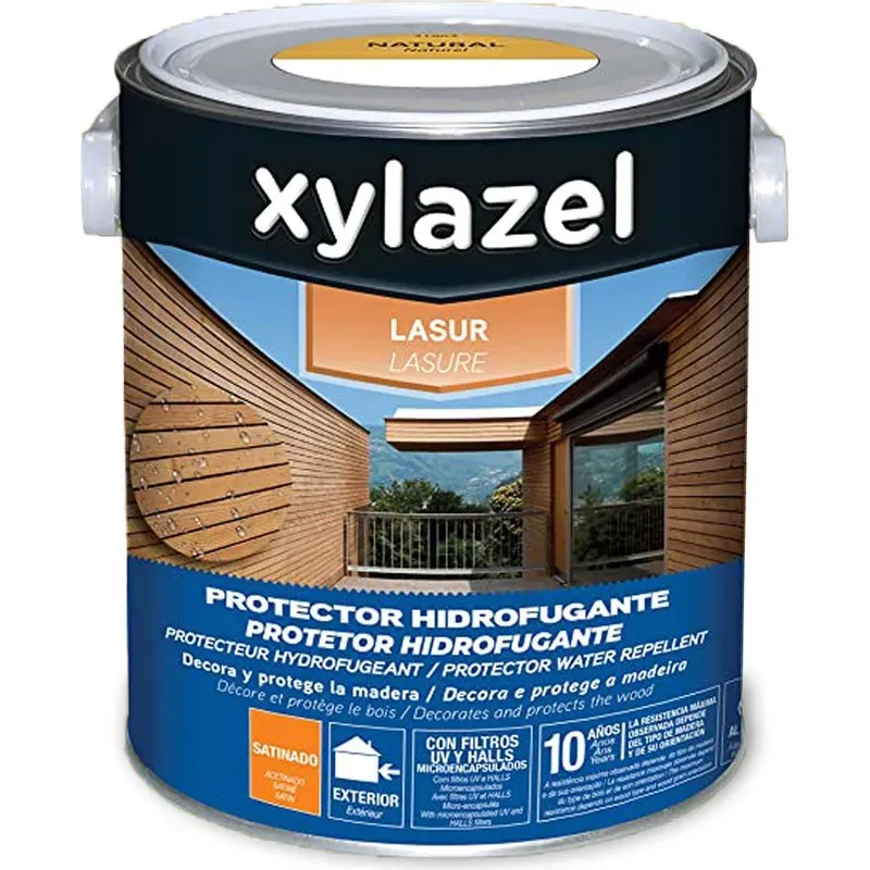 LASUR PROTECTOR HIDROFUGANTE SATINADO 2,5 L NATURAL XYLAZEL 5396974