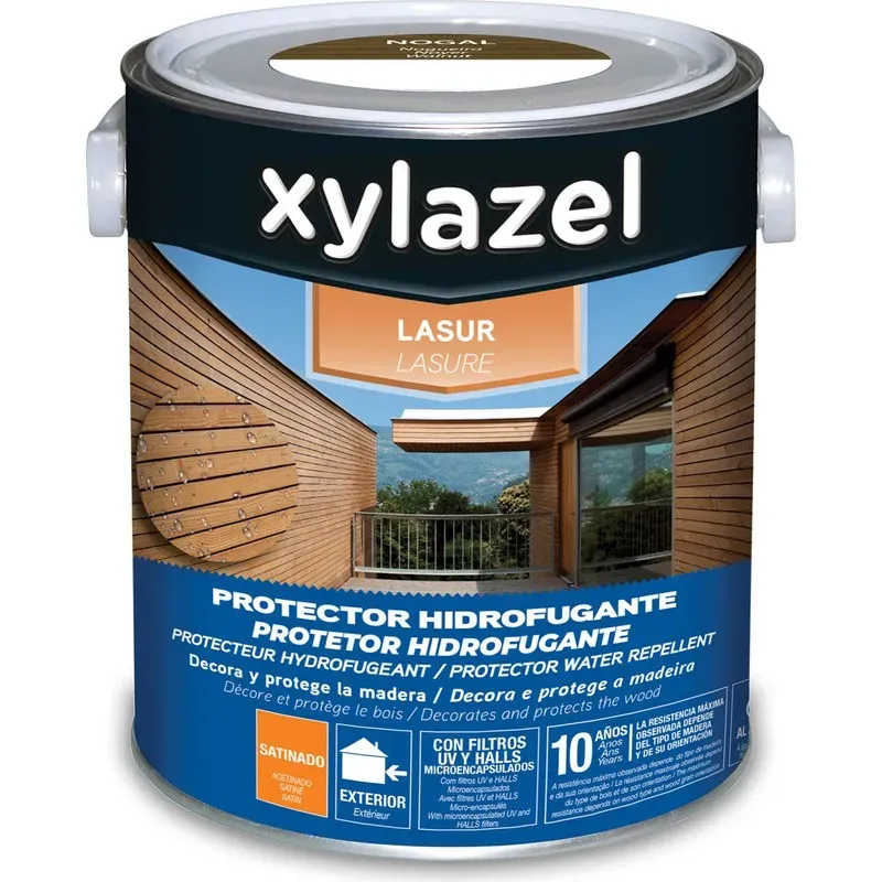 LASUR PROTECTOR HIDROFUGANTE SATINADO 2,5 L NOGAL XYLAZEL 5396989