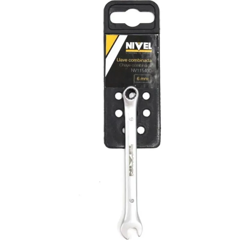 LLAVE COMBINADA 06MM C.V. NIVEL NIVEL NV115400