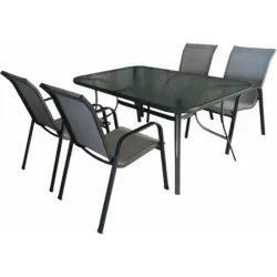 MESA JARDIN MET-CRIST ANTR. CLASIC 152X96X72 NT118581 IMPORT NT118581