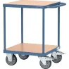 MESA RODANTE 2 PLATAFORMAS DE CARGA L 600 X AN 600 MM AZUL C PROMAT 9000444113