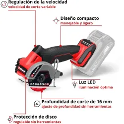 MINI AMOLADORA TP-CO 18/76-C LI BL EINHELL 4432000